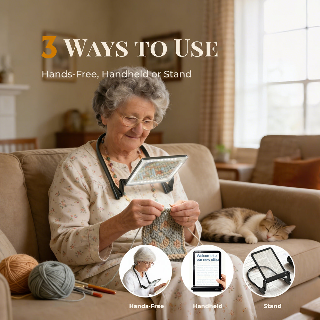 Hands-Free Neck Magnifier