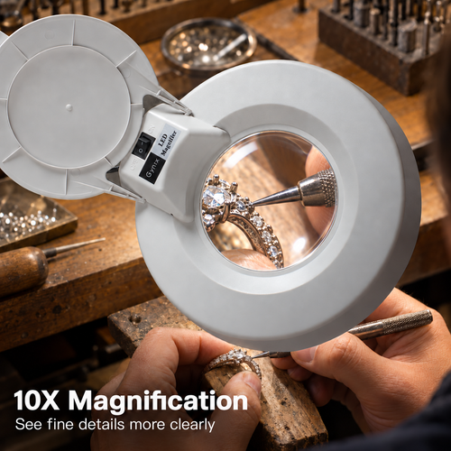 Classic LED Clamp Magnifying Lamp