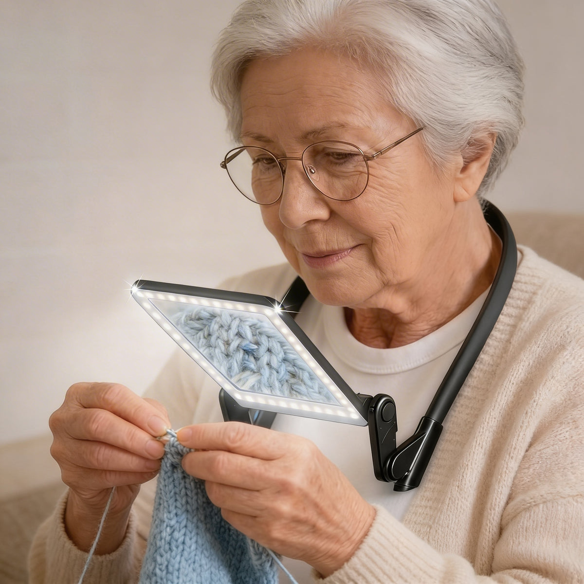 Hands-Free Neck Magnifier